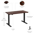thumbnail image 3 of BBF Move 60 Series 48W x 24D Electric Height Adjustable Standing Desk, 3 of 7
