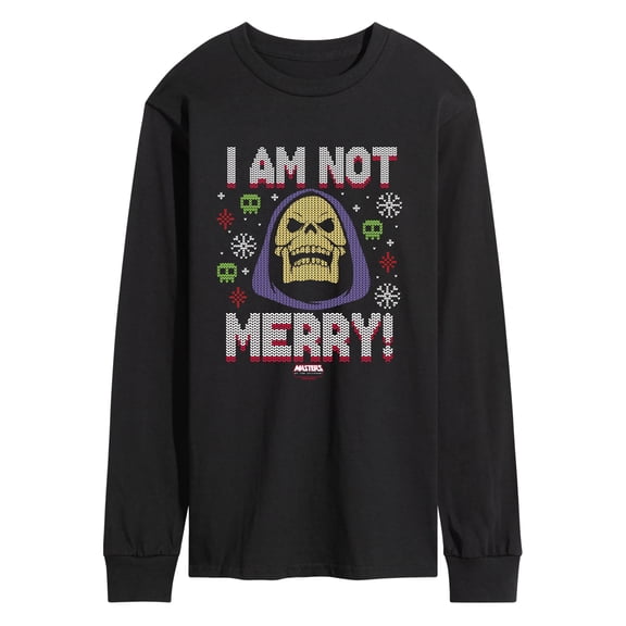 He-Man Masters Of The Universe - Not Merry - Men's Long Sleeve Graphic T-Shirt