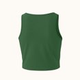 thumbnail image 6 of Smupbvky Going Out Tank Tops for Women Crew Neck Cropped Knit Vest Casual Sleeveless Summer Layering Basic T Shirt (XL, Army Green), 6 of 7
