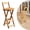 Burlywood, variant on AOBAIWO Folding Bar Stool Kitchen24 inch Folding Kitchen Counter Chair Portable Wooden bar Stool Folding Outdoor Shop Kitchen Restaurant Coffee Stool 1 (Brown)