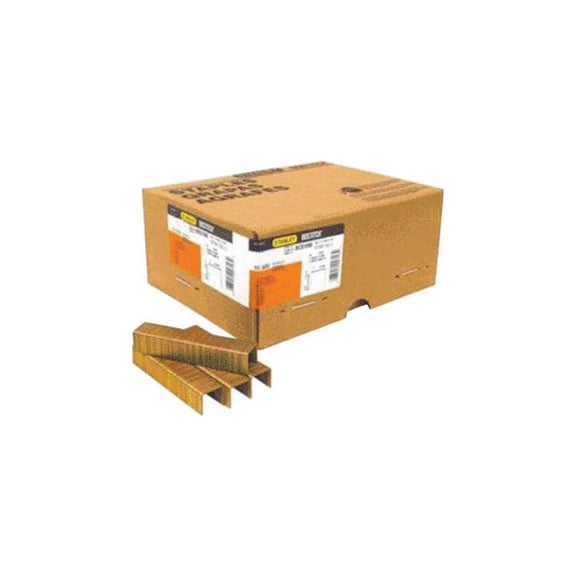 Stanley Bostitch 2608073 1.5 x 0.63 in. Stainless Steel Medium Crown Staples, 16 Gauge - Pack of 10000