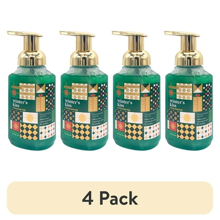 (4 pack) Scent Theory Holiday Foaming Hand Soap, Winter's Kiss, 8 fl oz