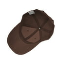 thumbnail image 5 of Glory Max Plain Solid Baseball Cap Sun Visor Adjustable Ball Hat Baby Brown, 5 of 5