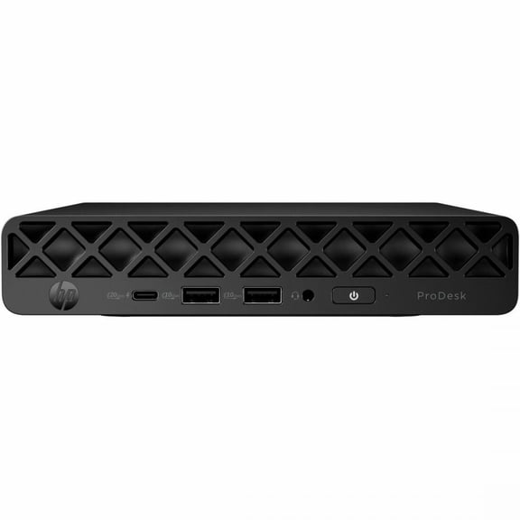 HP ProDesk 4 G1i Desktop Computer - Intel Core Ultra 5 235T - 16 GB - 256 GB PCI Express NVMe SSD - Mini PC - Jack Black - Intel Q870 Chip - Windows 11 Pro - Intel DDR5 SDRAM - Wi-Fi 6E (IEEE 802.1...