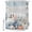 Blue Brown, variant on Shower Curtains for Bathroom, Blue Pumpkin Coastal Fall Waterproof Fabric Shower Curtain, Thanksgiving Starfish Summer Beach Decorative Bathroom Curtain for Bathtub, 36"x72", No Hooks Included