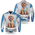 thumbnail image 3 of Happy Father's Day Best Goldendoodle Cool Dad Ever All Over Print 3D Baseball Jacket Doodle Dog Lover Gifts Idea Bomber Jacket Softball - 12007, 3 of 6