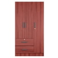 thumbnail image 5 of Better Home Products Symphony Wardrobe Armoire Closet with Two Drawers Mahogany, 5 of 7