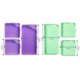 thumbnail image 2 of Bandeja Ringelería 6pcs Arte Diamantes Tray Pintura () Purple Verde, 2 of 9