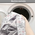 thumbnail image 6 of Ethnic Dog Crate Cover, Wall of China Folk Motif with Dragons and Local Men Culture Print, Easy to Use Pet Kennel Cover for Medium Large Dogs, 35" x 23" x 27", Dark Grey Red, by Ambesonne, 6 of 6