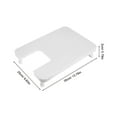 thumbnail image 2 of Beaupretty Sewing Machine Extended Table White Sturdy Plastic with Sleeve Slot for 505A Model, 2 of 7