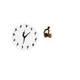 thumbnail image 5 of QSTDGVPW Ballerina Wall Clock Ballet Dancing Girl Silent Mute Clock Dance Charming Decorative Human Figurine Abstract Thinker Statue Art Versatile Collection Ornament Sculpture, 5 of 8