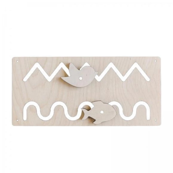 Siruishop 2xBusy Board Accessories Slide Develop Fine Motor Skills for Birthday Gift Animals