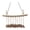 Brown, variant on wutoase Handmade Sea Glass Wind Chimes, Hanging Wind Chime with Wooden Hanger for Home Wall Garden Decor Gifts for Mom Women