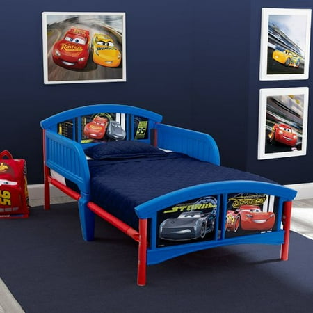 Disney Pixar Cars Plastic Toddler Bed
