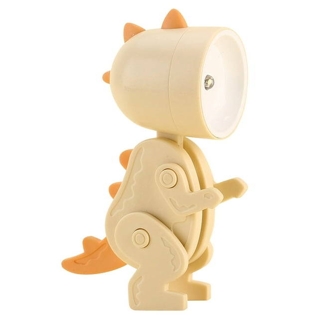 Binwennn Night Light Bulbs Signal Light Preppy Birthday Decorations LED Dinosaur Deer Night Light Cartoon Pet Foldable Table Lamp For Kids