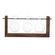 thumbnail image 2 of Macetero de cristal para terrario con soporte de madera, macetero de capullos de flores, estante de madera de 11,6x3,3x5,3 pulgadas, montable en pared, 2 of 8