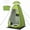 Green, variant on Shower Tent Pop-Up Privacy Tent Camping Portable Toilet Tent Outdoor Camp Bathroom Changing Dressing Room Instant Privacy Shelters for Hiking Beach Picnic Fishing Potty, Extra-Tall, UPF 50+