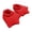 Red_L, variant on 1 Pair Duck Feet Plush Slippers Unisex Cartoon Cotton Shoes Keep Warm Non-Slip Soles Ultra-Soft Birthday Christmas Gift Cold Weather Indoor Shoes