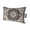 Black, Ivory, Charcoal, Silver, variant on Aztec Outdoor Pillows for Chaise Lounge Chair Waterproof Lumbar Pillows with Insert&Adjustable Elastic Strap Beach Headrest Pillow Traditional Rustic Western Ethnic Tribal Boho Pool Pillow 11"x16"
