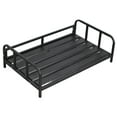 thumbnail image 2 of Cama elevada para perros de acero al carbono, multifuncional, resistente, con patas antideslizantes, instalación rápida Negro, 2 of 8