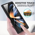 thumbnail image 4 of SOATUTO Screen Protector Compatible With Samsung Z Fold 5 5G Tempered Glass Touch Sensitive,Case Friendly, 9H Hardness HD Clear Anti Scratch, Bubble Free For Samsung Z Fold 5 5G (1 Pcs), 4 of 6