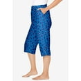 thumbnail image 5 of Dreams & Co. Plus Size Knit Sleep Capri, 5 of 6