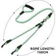 thumbnail image 2 of Dog Leash with Two Ropes, Double Dog Leash, Removable Anti-Tangle Protection (Green), 2 of 4