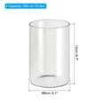 thumbnail image 2 of Uxcell 4.7"x3.1" Clear Glass Cylinder Vase Tabletop Flowers Vase Floating Candle Holder Vase, 2 of 6