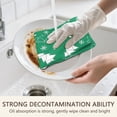 thumbnail image 5 of 2 Pcs Funny Kitchen Towels,Green Christmas Tree Pattern Microfiber Dish Towels,Kitchen Tea Towels,Kitchen Towel Set (18" X 26"), 5 of 7