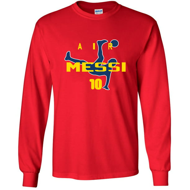 Shedd Shirts Long Sleeve Shedd Shirts Red Lionel Messi Fc Barcelona Air Messi Adult Small T Shirt Walmart Com Walmart Com - t shirt roblox barcelona