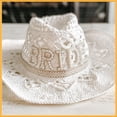 thumbnail image 4 of Decoración occidental Sombreros de Ropa de disfraces Sombrero para Disfraces para adultos Niñas Mujeres Sombrero para despedida de , Novia Sunnimix Sombrero de vaquero, 4 of 8