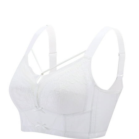 

Tawop Lace Bras For Women Sport Women S Rimless Stretch White Xxxl
