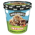 thumbnail image 2 of Ben & Jerry's PB S'more Marshmellow Ice Cream Pint, 16 fl oz, 2 of 9