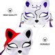 thumbnail image 1 of 4 piezas Kitsune Fox Half Face Assecories Cosplay Party Supplies- Party Half Face, 1 of 2