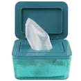 thumbnail image 2 of Three-layer Wet Tissue Storage Box Rotatable Wet Wipes Storage Holder Household Wipes Dispenser with Lid Dustproof Cover for Home Office Car, 2 of 8