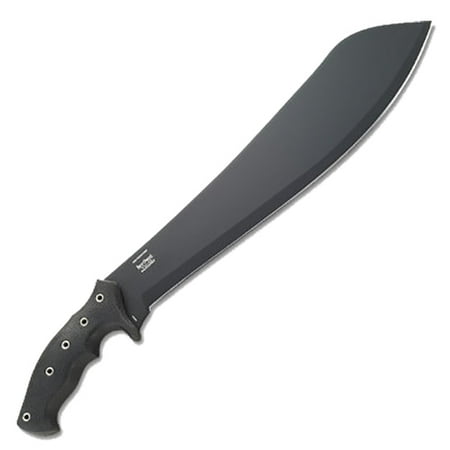 CRKT Onion Halfachance K920KKP Parang Machete with SK5 Carbon Steel Black Powder Coated Plain Edge Blade with Texture Grip and Reinforced Woven Sheath with (Best Carbon Steel Machete)