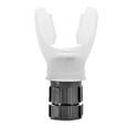 thumbnail image 1 of Dispositivo portátil para ejercitar pulmones, expansor de capacidad pulmonar, entrenador de ejercicios de respiración abdominal, resistencia ajustable con boquilla de silicona blanca., 1 of 12
