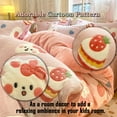 MorroMorn Pink Duvet Cover Queen, Bunny Kids Bedding Sets, Fluffy