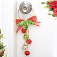 thumbnail image 5 of 2 uds., cascabel navideño y colgador de puerta con lazo, adornos colgantes de pared para corona navideña navideña Zhivalor OTTO-CPB-SSW115-1, 5 of 5