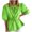 Green, variant on Women Tops Sawvnm Women's Fashion Summer Round-Neck Short Sleeve Printed Casual T-shirt Blouse Tops under $5.00 Green L