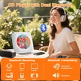 thumbnail image 3 of Reproductor de CD portátil Gueray con Bluetooth y bocinas dobles de 1800mAh, 3 of 9