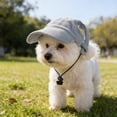 thumbnail image 6 of Fmbmuo Pet Sun Hat S Size Adjustable Sun Breathable Protection Cap for Small Outdoor Visor Lightweight Dogs Cats, 6 of 6