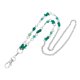 thumbnail image 3 of 1 collar con piedras del Día de San Patricio, cadena creativa para suéter, joyería verde para mujer, 3 of 5