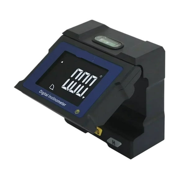 Digital Angle Gauge Protractor Inclinometer with Flip Up Display Bubble Level Box Measures ,Water-Proof & Dust Resistant