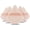 Nude Powder Puff, variant on Puff 6 count Puff Makeup Puff Soft Triangle Puffs for Loose Mineral Velour FaclaI Sponges for Applying Makeup Tools(Nude)