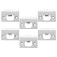 thumbnail image 4 of 6pcs Deadbolt Strike Plate Garage Door Reinforcement Hole Filler Deadbolt Cover Plate, 4 of 8