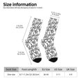 thumbnail image 2 of Fotbe Snake Calcetas Largas con Estampado para Hombre y Mujer – Calcetas de Compresión Transpirables y Elásticas, Viajar y Uso Diario Talla 5-11, 2 of 6