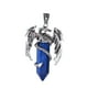 thumbnail image 3 of Collar con colgante de estilo antiguo de athleticsshop2018 para compromisos y cumpleaños. Azul oscuro, 3 of 8