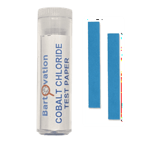 Bartovation Cobalt Chloride Moisture and Humidity Detection Test Paper [Vial of 100 Strips]