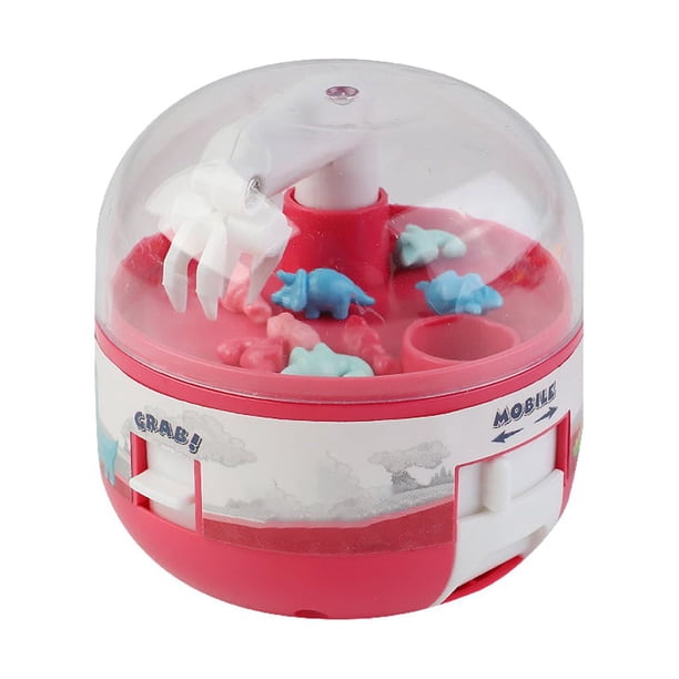 Vogacara Mini máquina de garra, juguete portátil reutilizable para el desarrollo del hogar, máquinas para agarrar animales, regalo para Festival de Juguetes y Juegos Rojo Vogacara FN010991-01